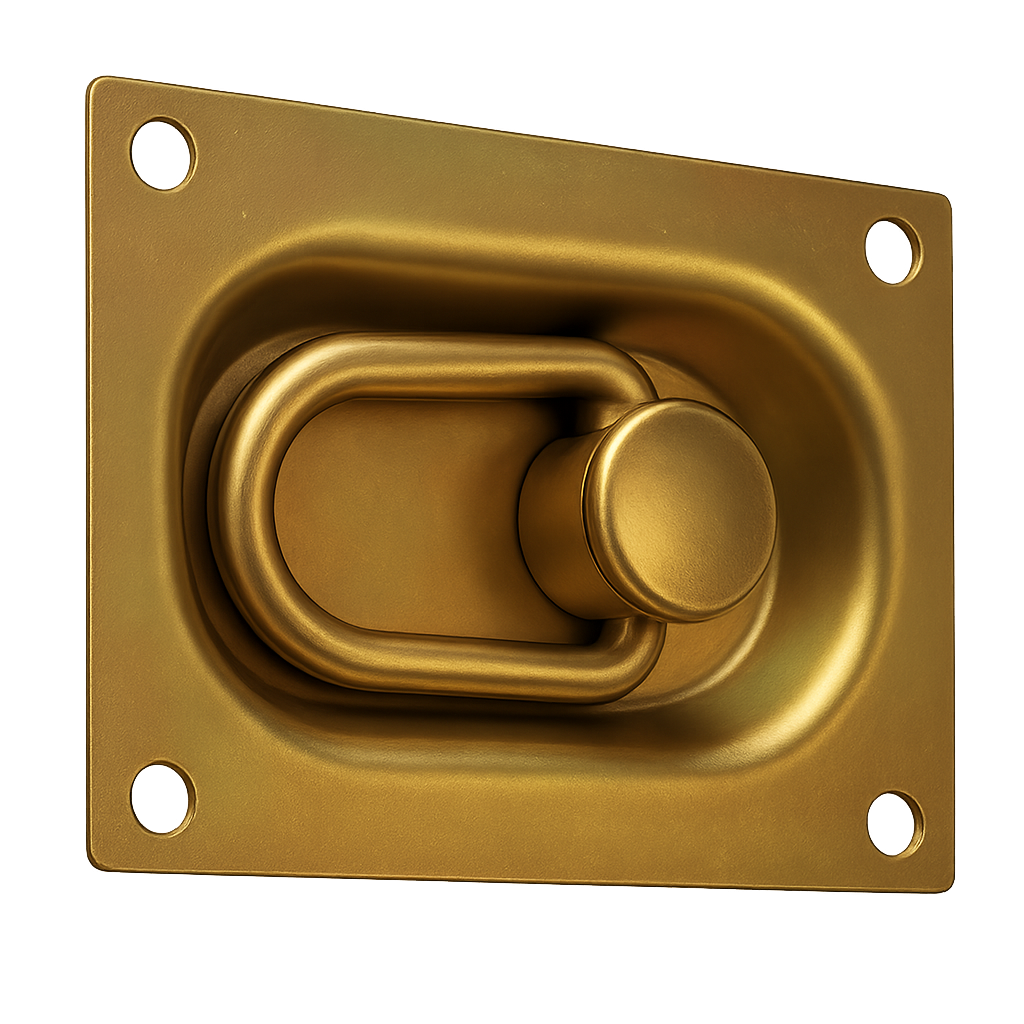 D-Ring, Steel. .007 Plating Thickness