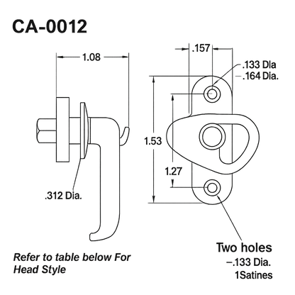CA-0012: Self-Adjusting Compression Latch