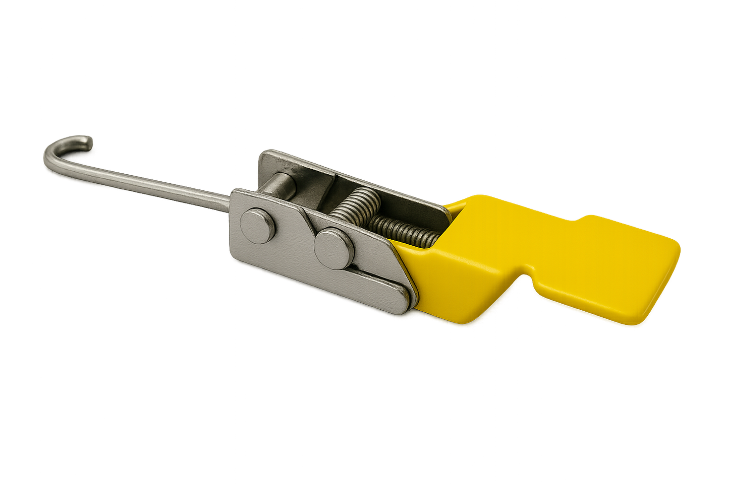 CA-1175 Adjustable Over-Center Draw Latch with Yellow Vinyl Grip