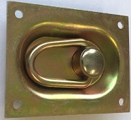 D-Ring, Steel. .007 Plating Thickness