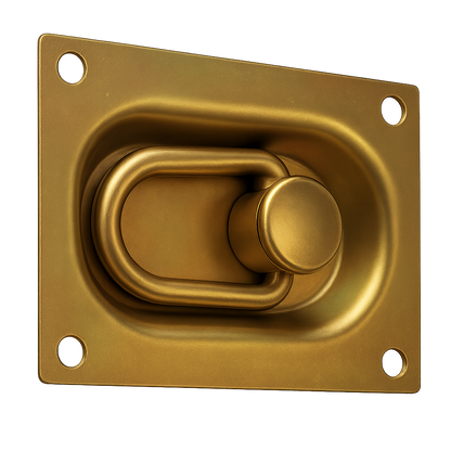 D-Ring, Steel. .007 Plating Thickness