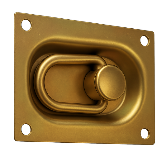 D-Ring, Steel. .007 Plating Thickness