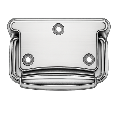 Chest Handle with Return Spring...Use Screw #10, Stops at 90 Degrees.