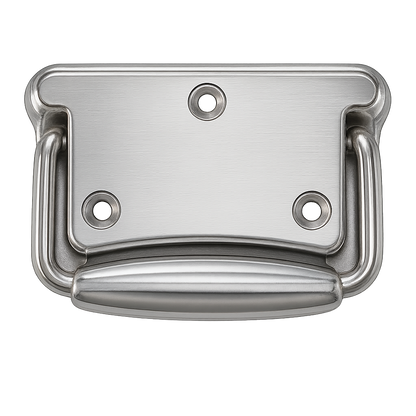 Chest Handle with Return Spring...Use Screw #10, Stops at 90 Degrees.